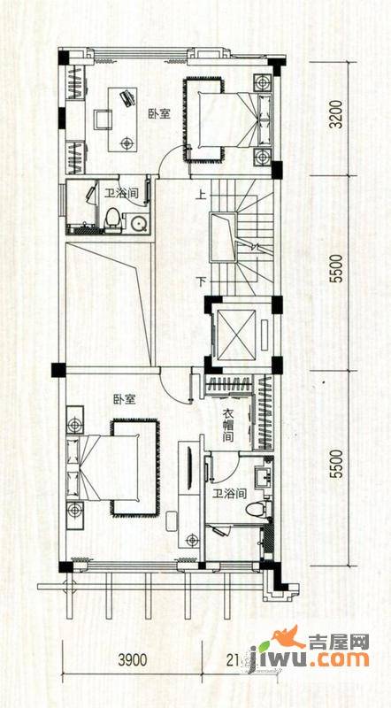 五洲家园2室0厅2卫235㎡户型图