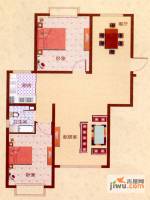 澳华城市花园2室2厅1卫99㎡户型图