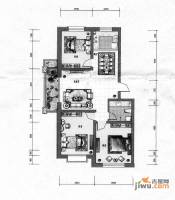 紫御澜庭3室2厅1卫108.9㎡户型图