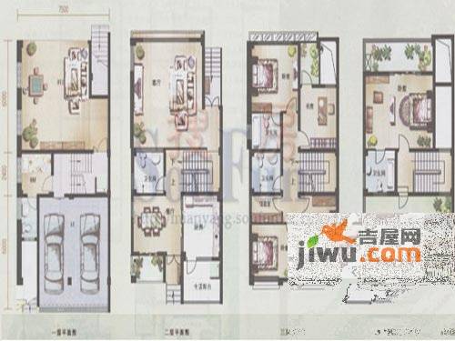 岷山拾阶公馆4室3厅5卫360㎡户型图