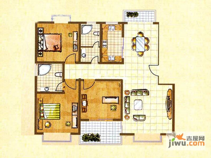 水岸名家户型图