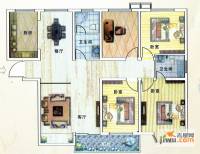 亚威金地家园4室2厅2卫142.5㎡户型图