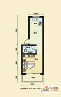 绿茵港湾2室1厅1卫47㎡户型图
