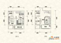 盛世·帝景湾2室2厅2卫92.6㎡户型图