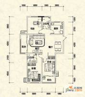 盛世·帝景湾2室2厅2卫133.3㎡户型图