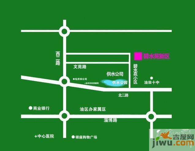 胜中碧水苑位置交通图图片