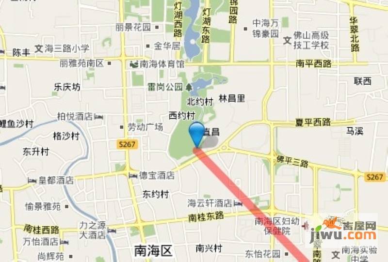 利海半岛城玺位置交通图图片