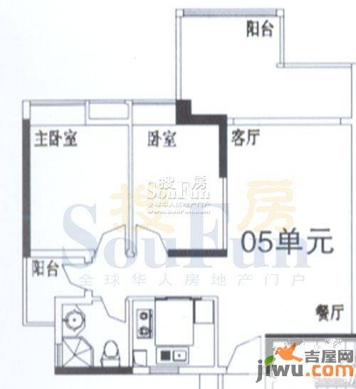 时代糖果普通住宅78㎡户型图