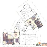 顺联新城花园3室2厅2卫105㎡户型图