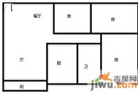 海悦新城3室2厅2卫107㎡户型图