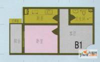 金宇山顶花园1室1厅1卫53.1㎡户型图