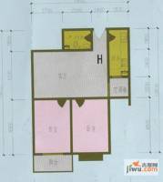 金宇山顶花园2室1厅1卫96.6㎡户型图