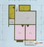 金宇山顶花园2室1厅1卫98.5㎡户型图