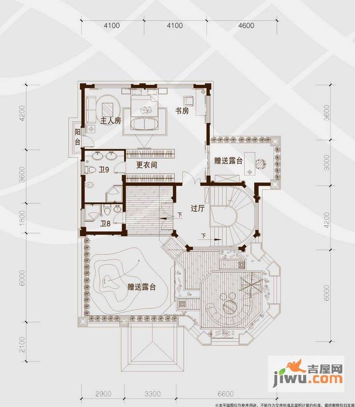 骏凯豪庭1室1厅2卫470㎡户型图