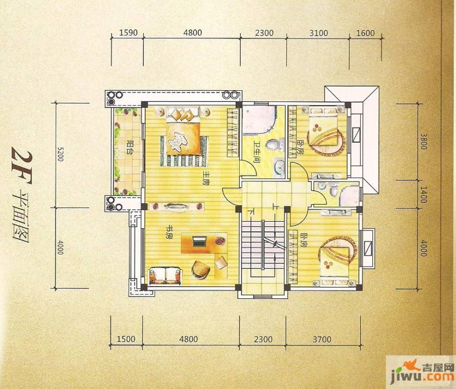 灏昌园5室2厅0卫270㎡户型图