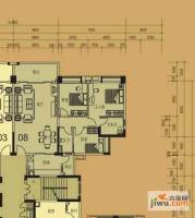 金汇城市广场3室2厅2卫124.1㎡户型图