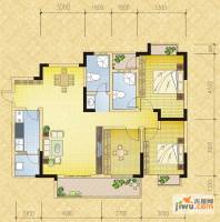 龙源御景3室2厅2卫110.6㎡户型图