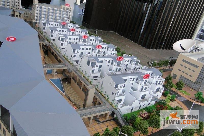 韩国风情街优活公寓沙盘图图片