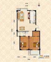 龙泽苑2室2厅1卫101.8㎡户型图