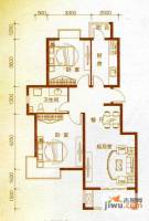 卓达香水海二期苏格兰城2室2厅1卫92.9㎡户型图