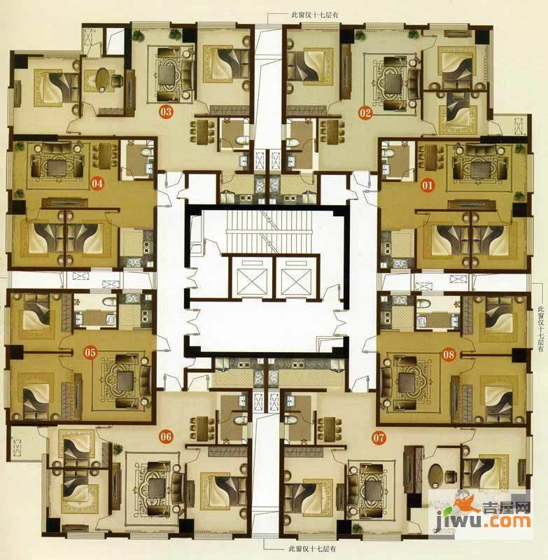 东城国际2室1厅1卫79㎡户型图